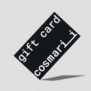 cosmari_i dovanų kortelė